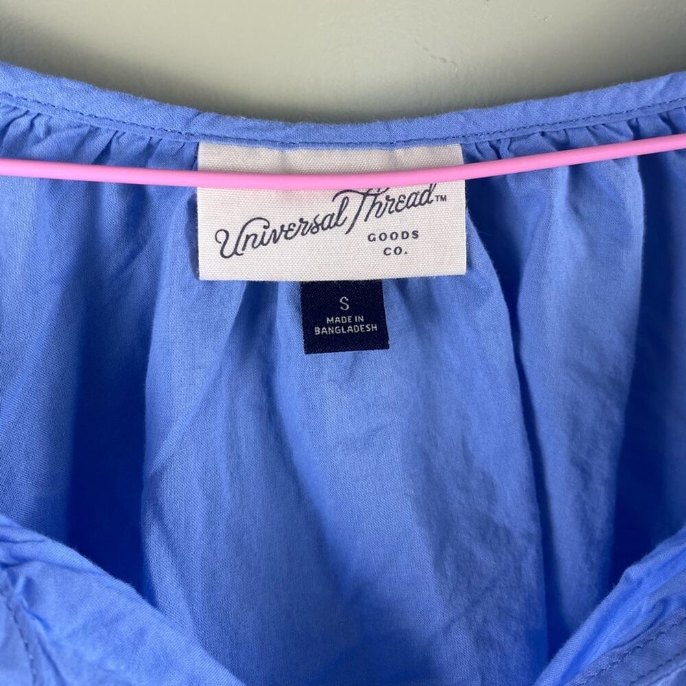 Universal Thread Split Neck Balloon Sleeve Poet B… - image 2